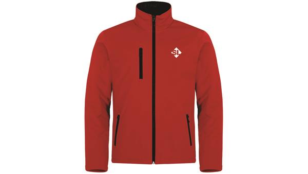 SLF Padded softshell jacket rød, herre
