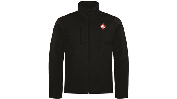 SL Padded softshell jacket sort, herre