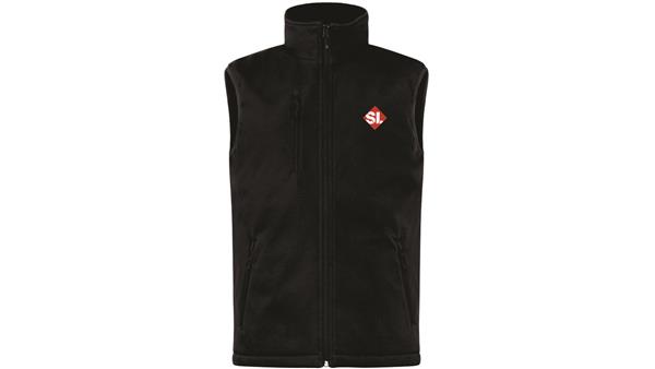 SLF Padded softshell vest sort, herre