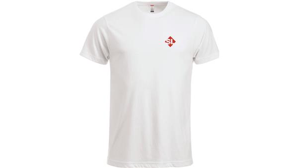 SLF New classic-t hvit, herre/unisex