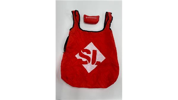 SLF Ribstop handlenett - rødt m/logo