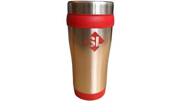 SL Elwood termobeger 410ml sølv/rød